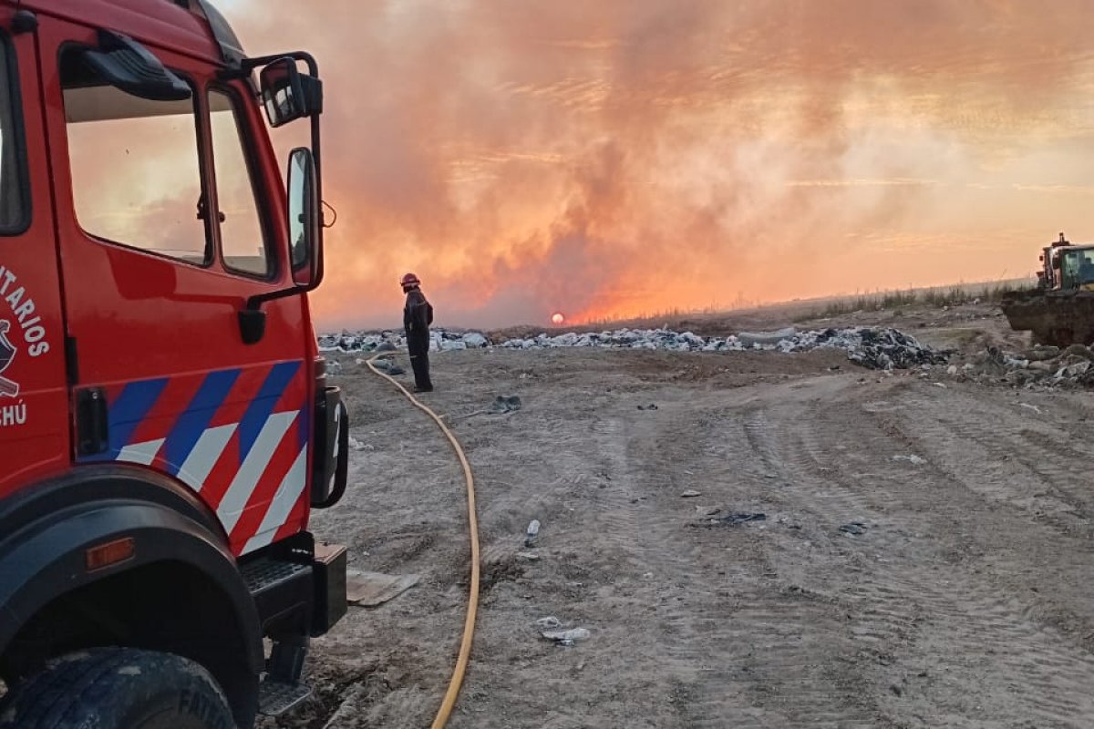 Imagen de noticia El operativo permitió controlar el incendio en el Ecoparque sin mayores consecuencias