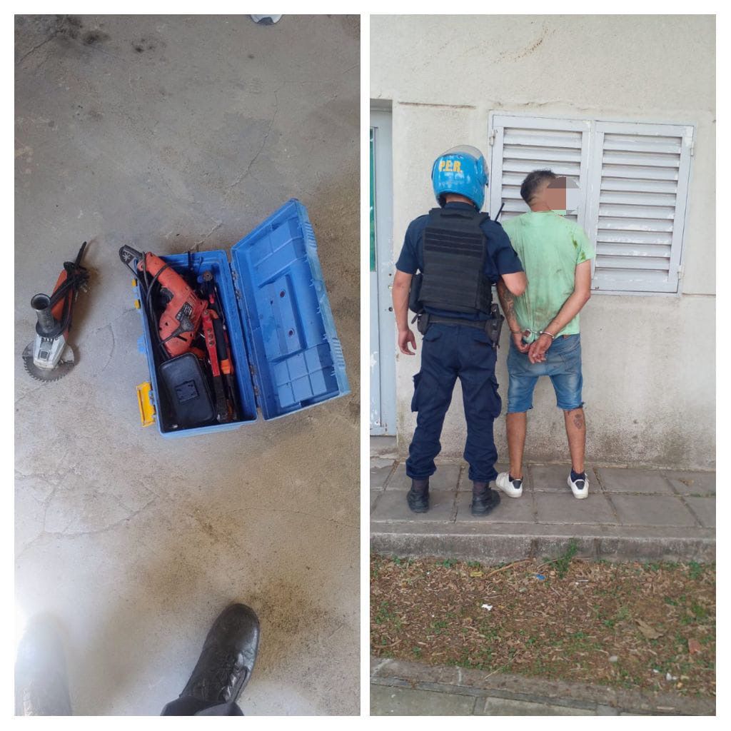 Imagen de noticia Aprehendieron a un hombre tras robar una caja de herramientas
