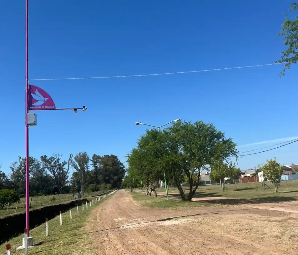 Instalaron un nuevo nodo de seguridad y ya son más de 50 las cámaras en Pueblo General Belgrano