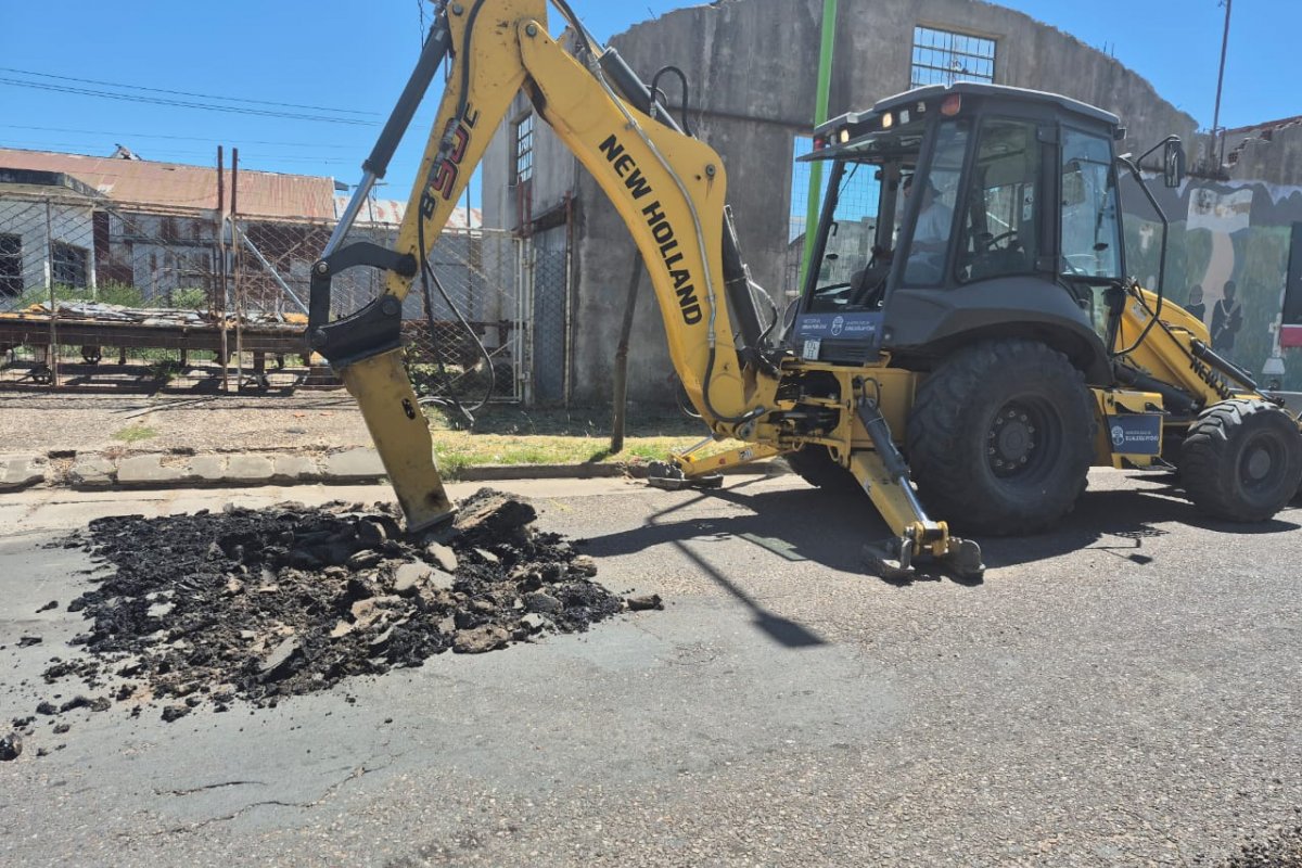 Imagen de noticia Cortes totales de tránsito en el centro por trabajos de bacheo y reconstrucción vial