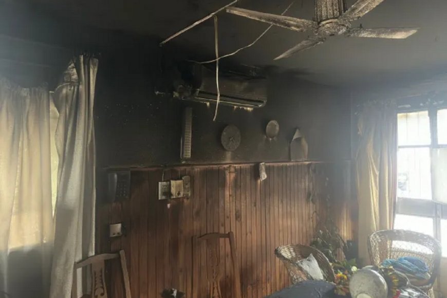 Imagen de noticia Bomberos protagonizaron un dramático rescate: una mujer había quedado atrapada en el incendio de su casa