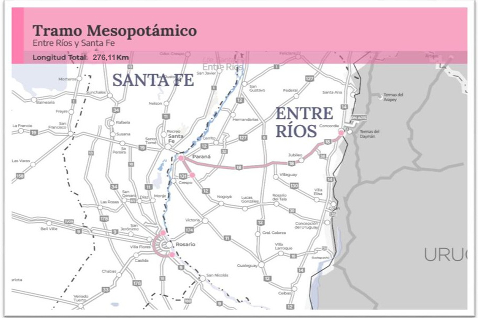 Imagen de noticia Frigerio celebró la licitación de la concesión de las rutas 18 y 12 en Entre Ríos