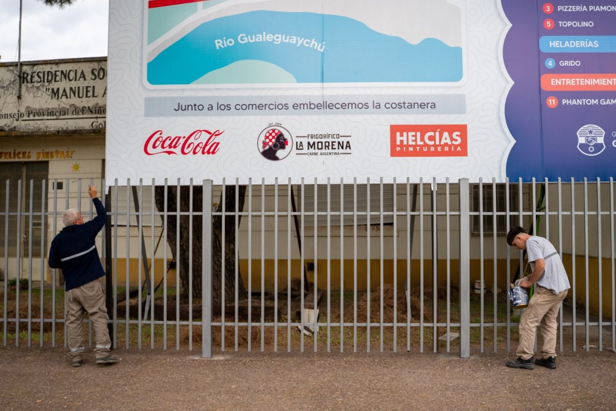 Imagen de noticia El Gobierno de Gualeguaychú pone en valor el frente de la Residencia Socio Educativa “Manuel Alarcón”