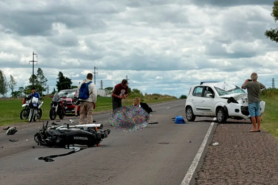Imagen de noticia Un joven policía está en terapia intensiva tras chocar en la Ruta 20 y piden donantes de sangre