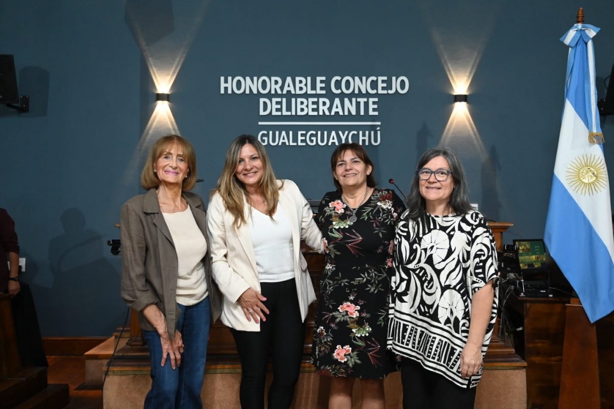 Imagen de noticia Cuatro mujeres gualeguaychuenses fueron homenajeadas por el Concejo Deliberante