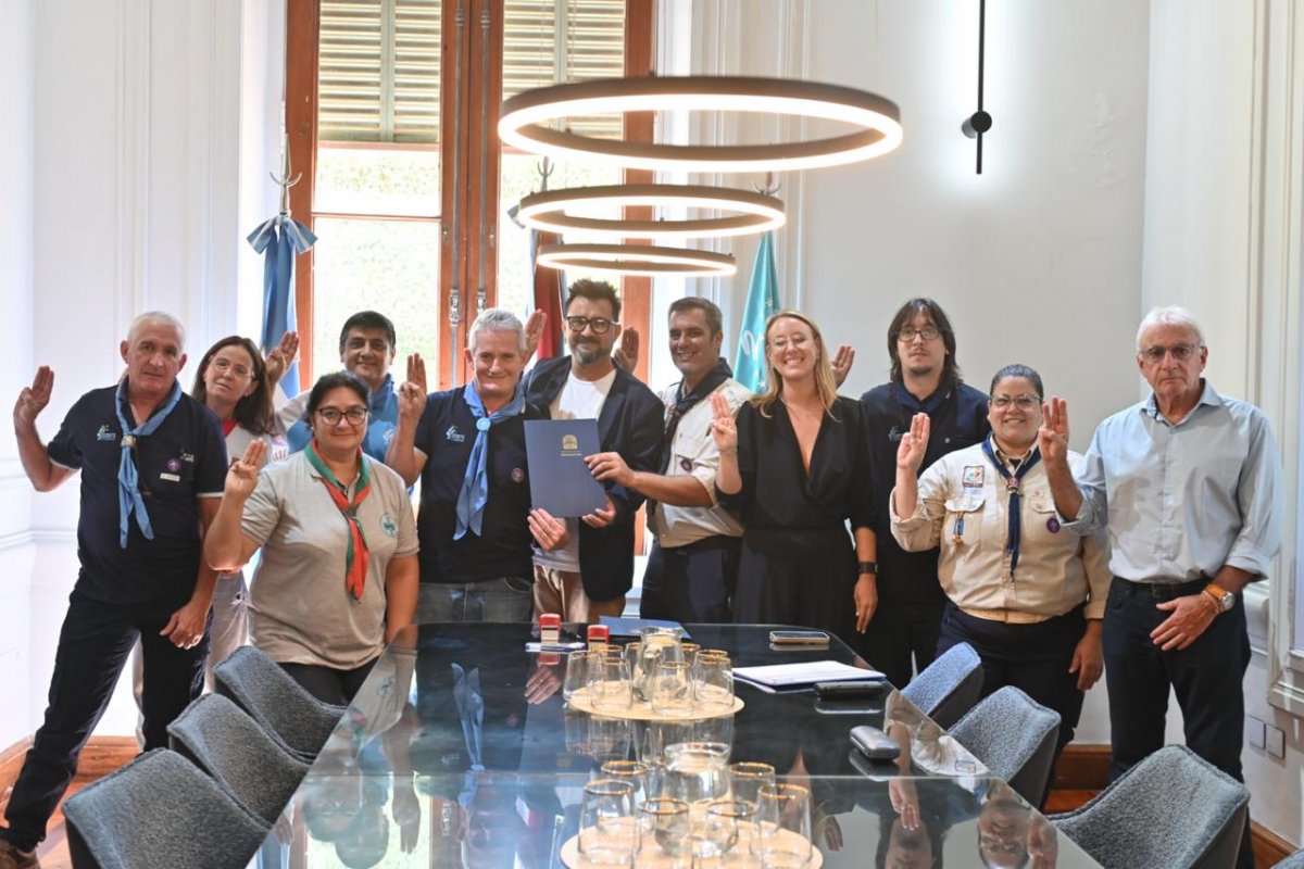 Imagen de noticia Gualeguaychú firmó un convenio de cooperación con Scouts