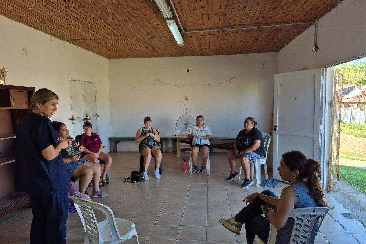 Imagen de noticia Se retomaron los encuentros de preparación para el nacimiento en el SUM Cuchilla