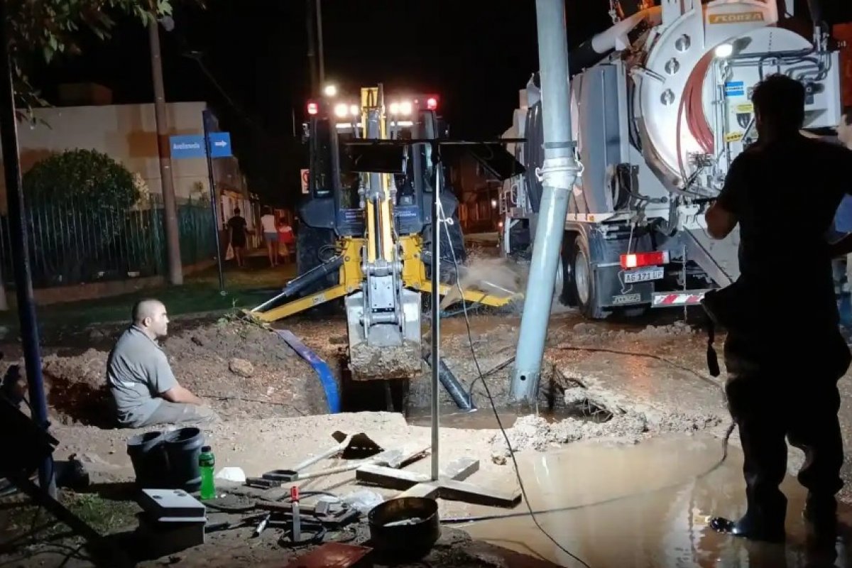 Imagen de noticia Obras Sanitarias realizó más de 1500 intervenciones en la red de agua y el sistema cloacal durante el primer trimestre de 2026