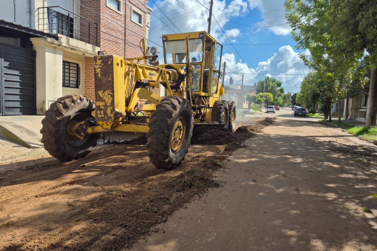 Imagen de noticia Realizan trabajos viales en la zona de la Terminal y barrio La Milagrosa