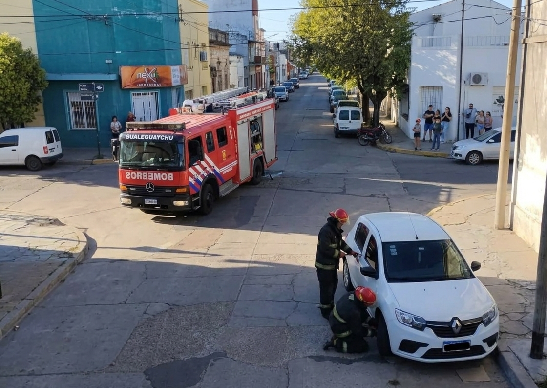 Imagen de noticia Controlaron una pérdida de gas en un vehículo y evitaron una situación de riesgo