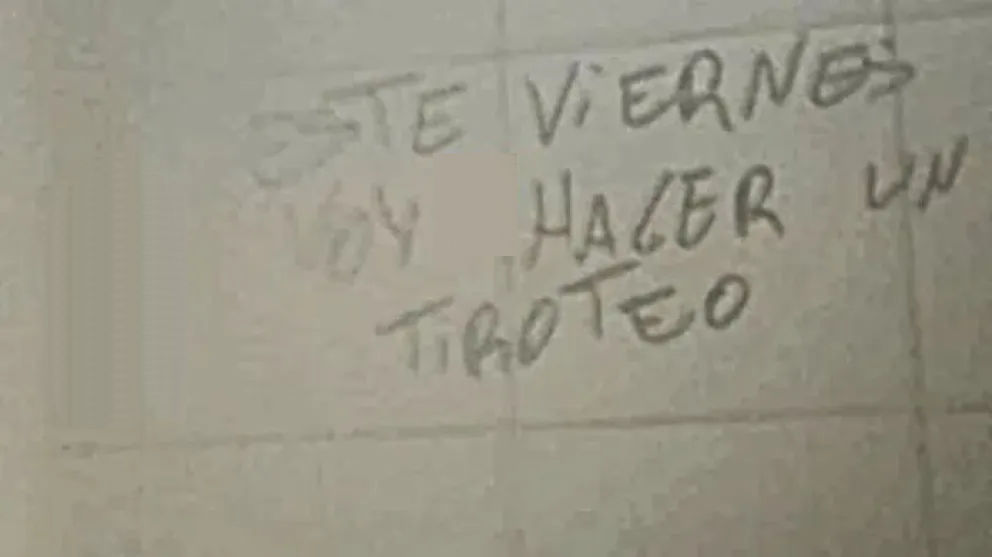 Imagen de noticia Investigan una amenaza de tiroteo en una escuela de Federación