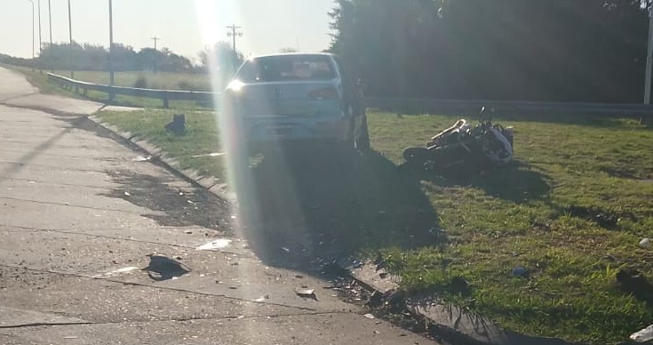 Imagen de noticia Murió un motociclista tras un choque en la Ruta 20, en el acceso a Aldea San Antonio
