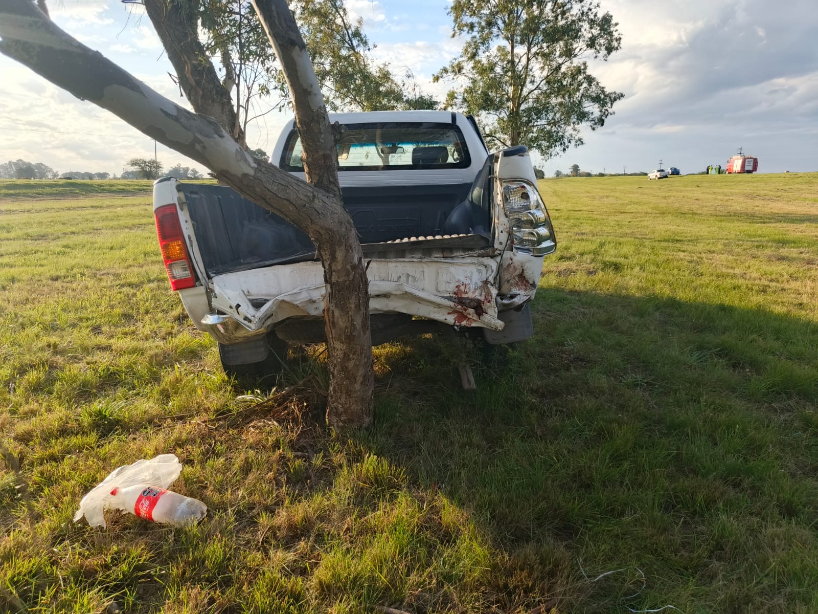 Un trabajador sufrió la amputación de una pierna tras un choque en la Ruta 14