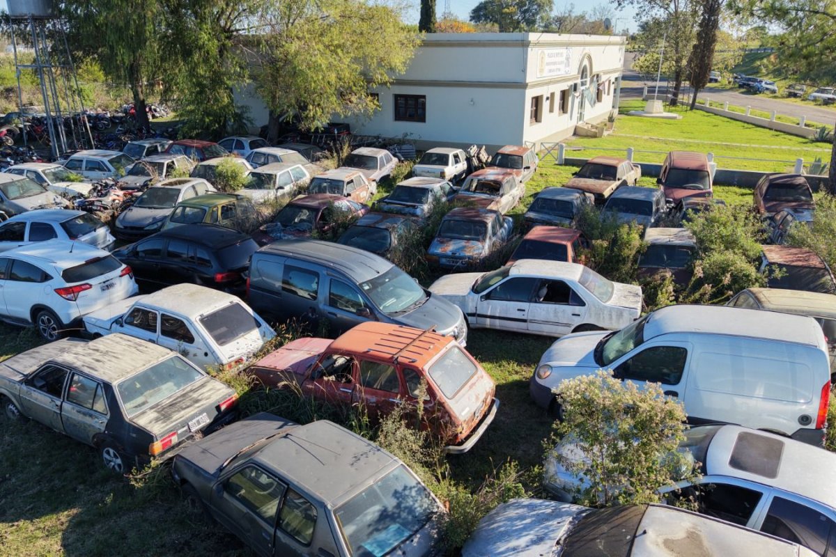 Imagen de noticia Comenzó el traslado de más de 300 vehículos secuestrados acumulados en el acceso a Gualeguaychú