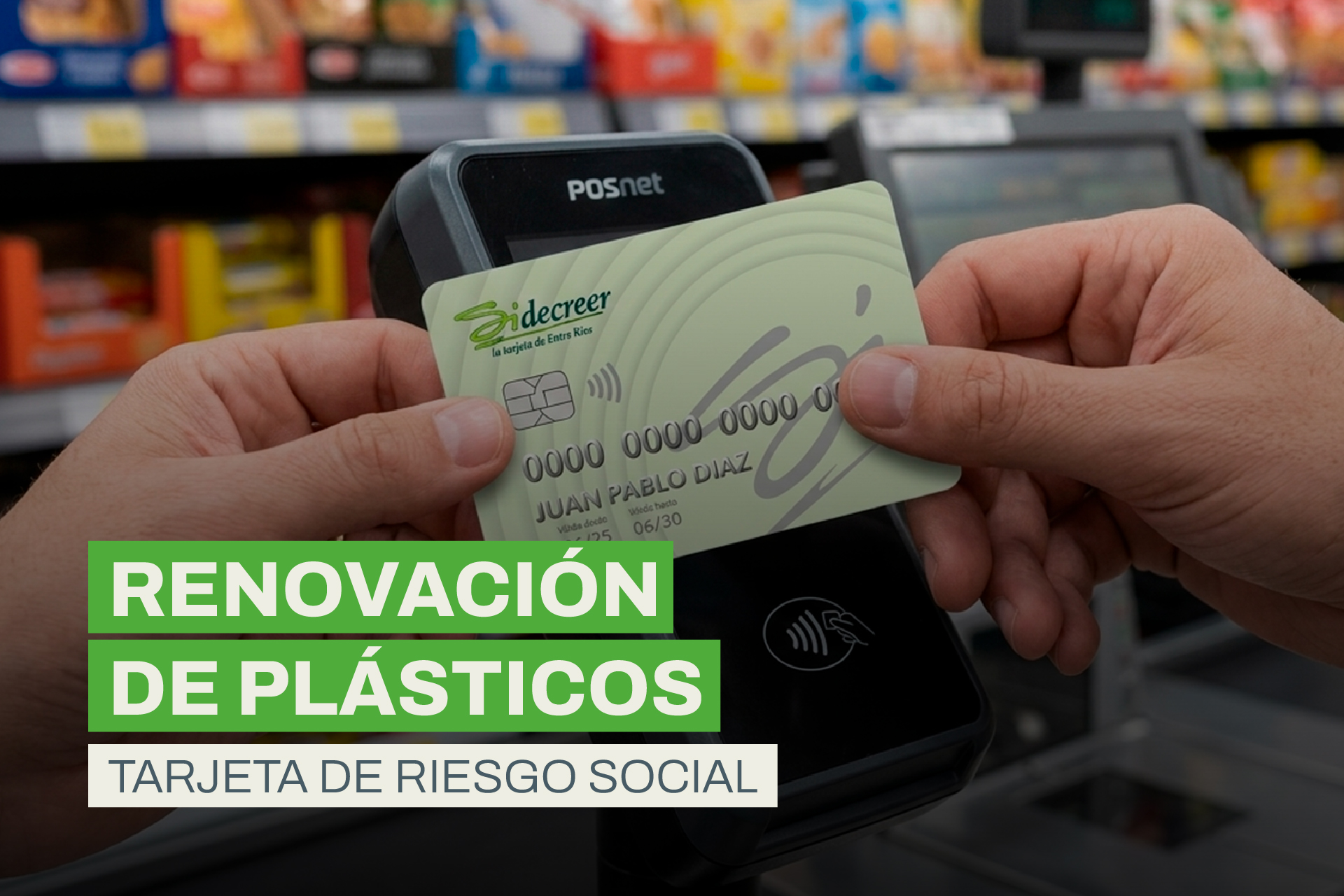 Imagen de noticia Comienza el operativo de renovación de las Tarjetas de Riesgo Social en Entre Ríos