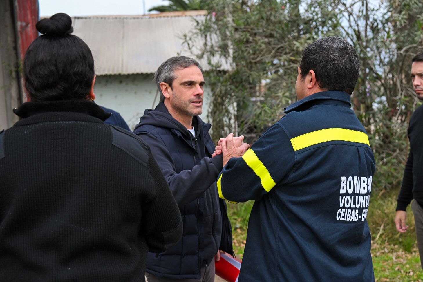 Imagen de noticia Michel se reunió con Bomberos de Ceibas y cuestionó la falta de respuestas ante el aumento de emergencias