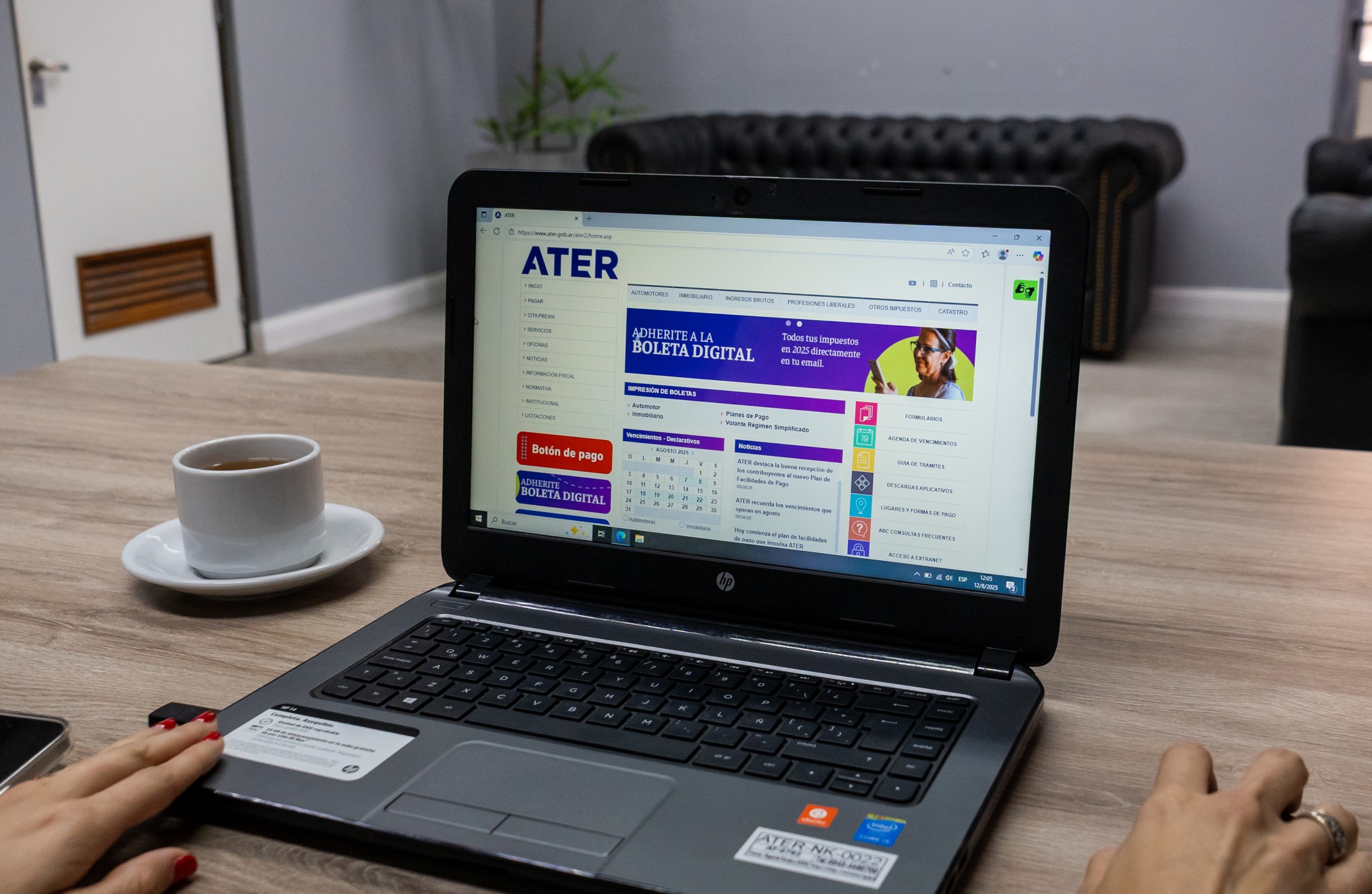 Imagen de noticia ATER emitió la tercera cuota del Inmobiliario Urbano de manera digital