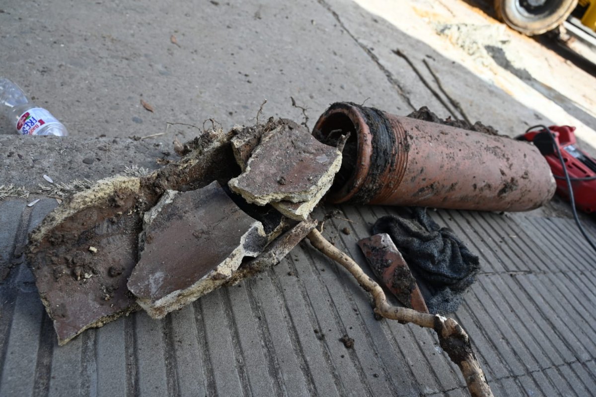Imagen de noticia La tecnología robótica permite detectar y resolver un histórico problema cloacal en calle Montevideo