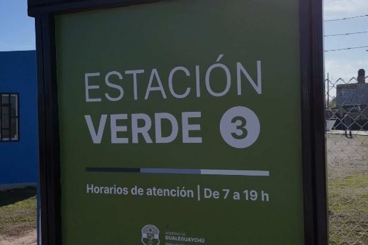 Imagen de noticia Quedó inaugurada la Estación Verde 3 para la disposición de residuos secos en la zona norte