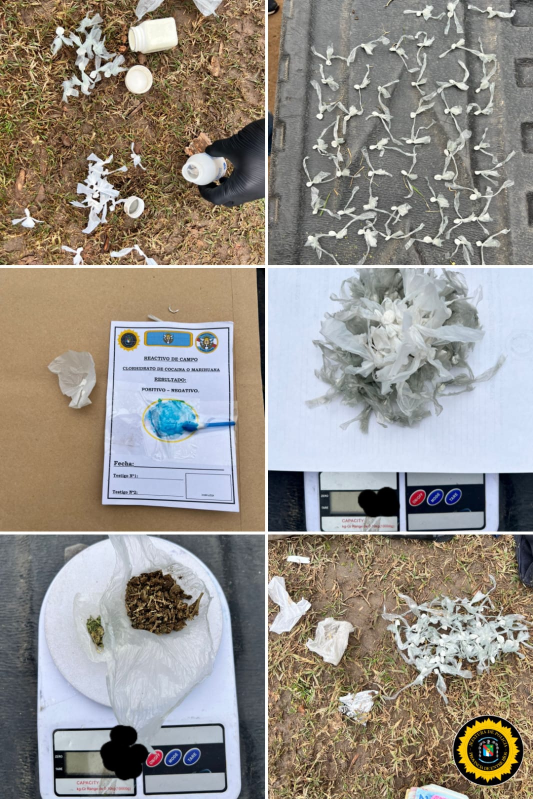 Imagen de noticia Detuvieron a dos personas y secuestraron cocaína y marihuana tras una denuncia por venta de drogas