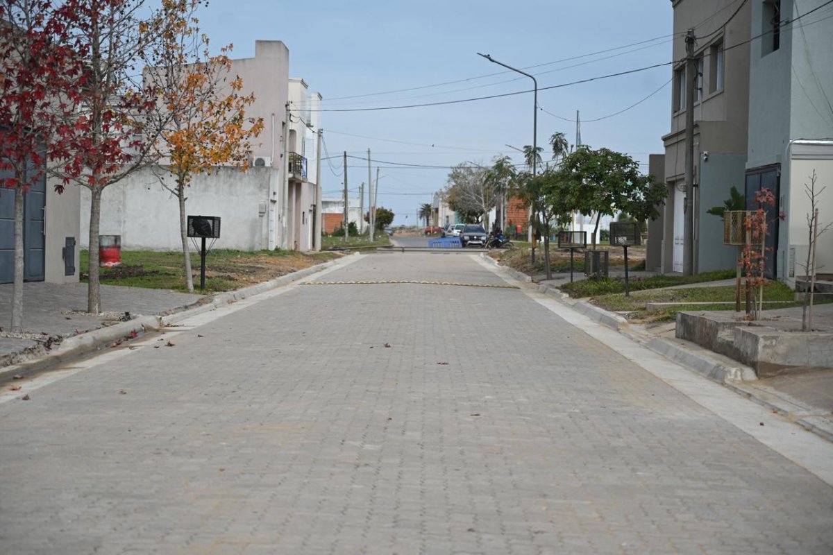 Imagen de noticia Quedó habilitada la renovada calle Las Casuarinas tras una reconstrucción integral