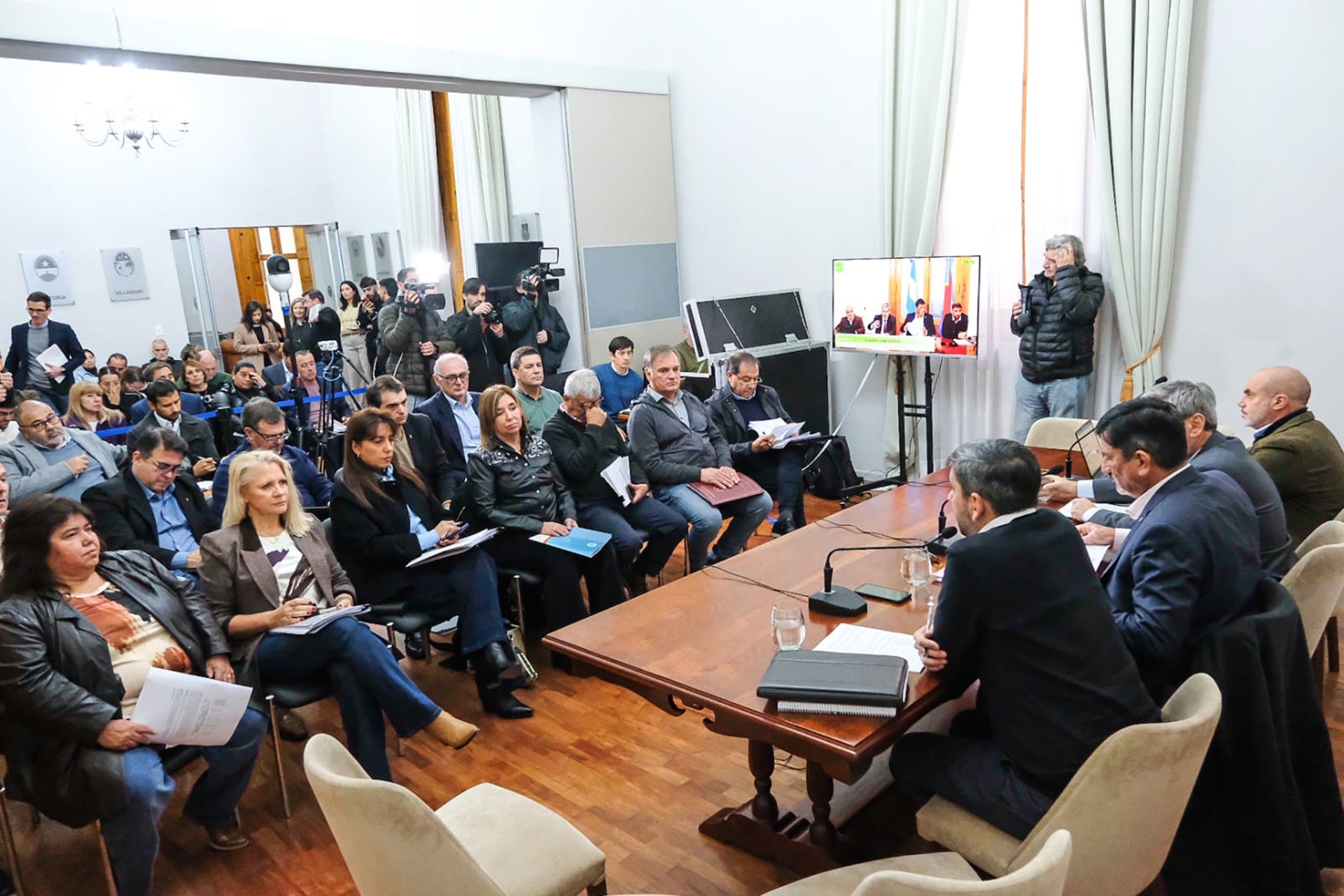 Imagen de noticia Boleas y Bagnat expusieron en el Senado sobre la reforma previsional