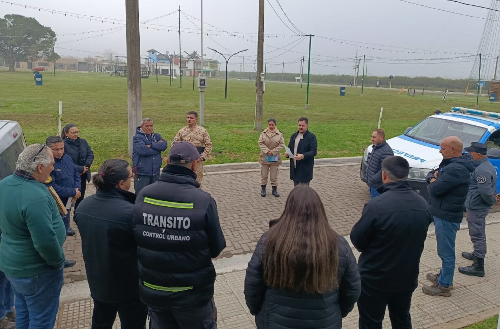 Imagen de noticia Pueblo Belgrano coordinó el operativo para los festejos del Día de la Bandera