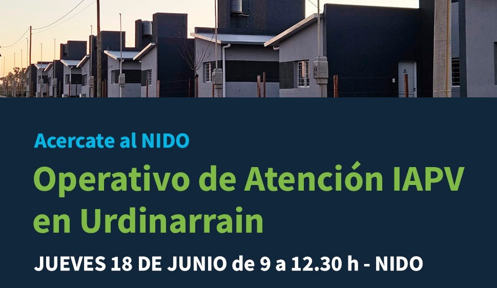 El IAPV atenderá en Urdinarrain para realizar trámites y consultas sobre viviendas y créditos