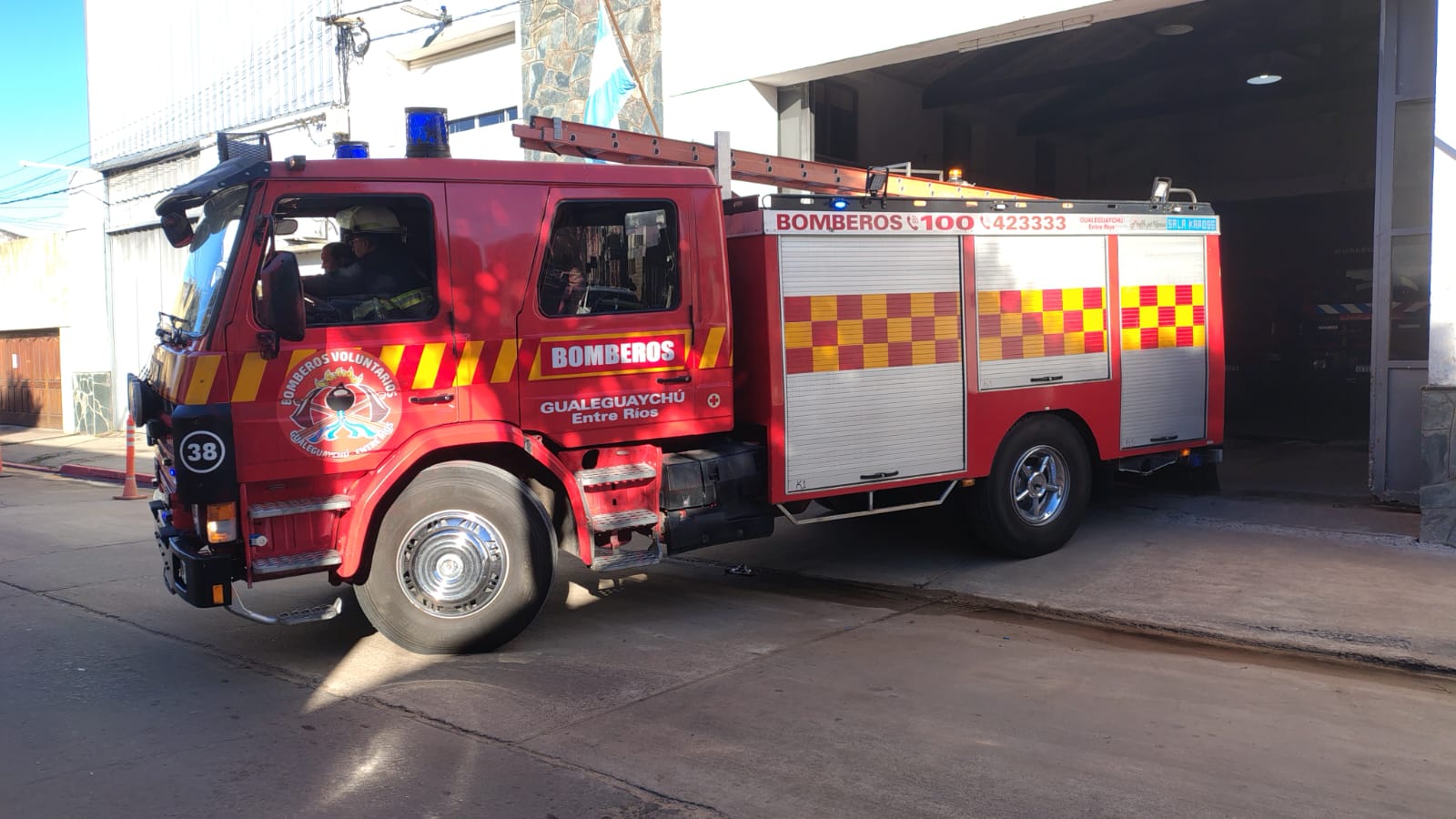 Imagen de noticia Controlaron una fuga de gas provocada por la rotura de un caño durante una excavación