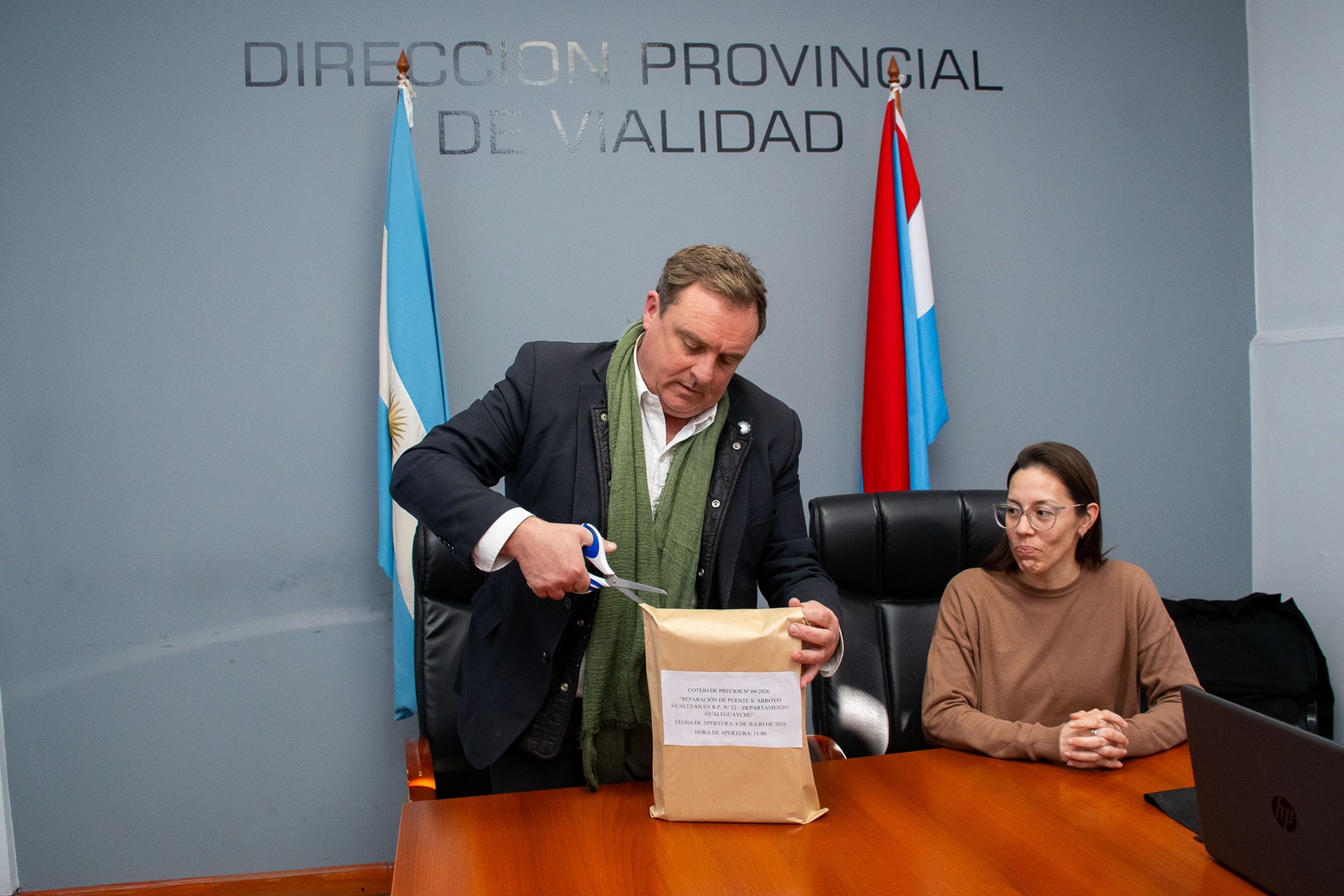 Imagen de noticia Abrieron las ofertas para reconstruir el puente sobre el arroyo Gualeyán y reforzar su protección contra la erosión