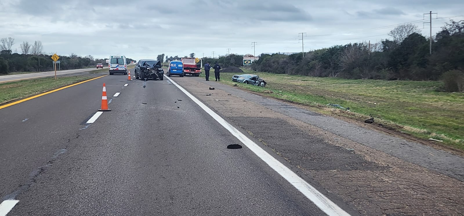 El niño herido en el choque fatal fue derivado a Paraná y será operado por una fractura de cráneo