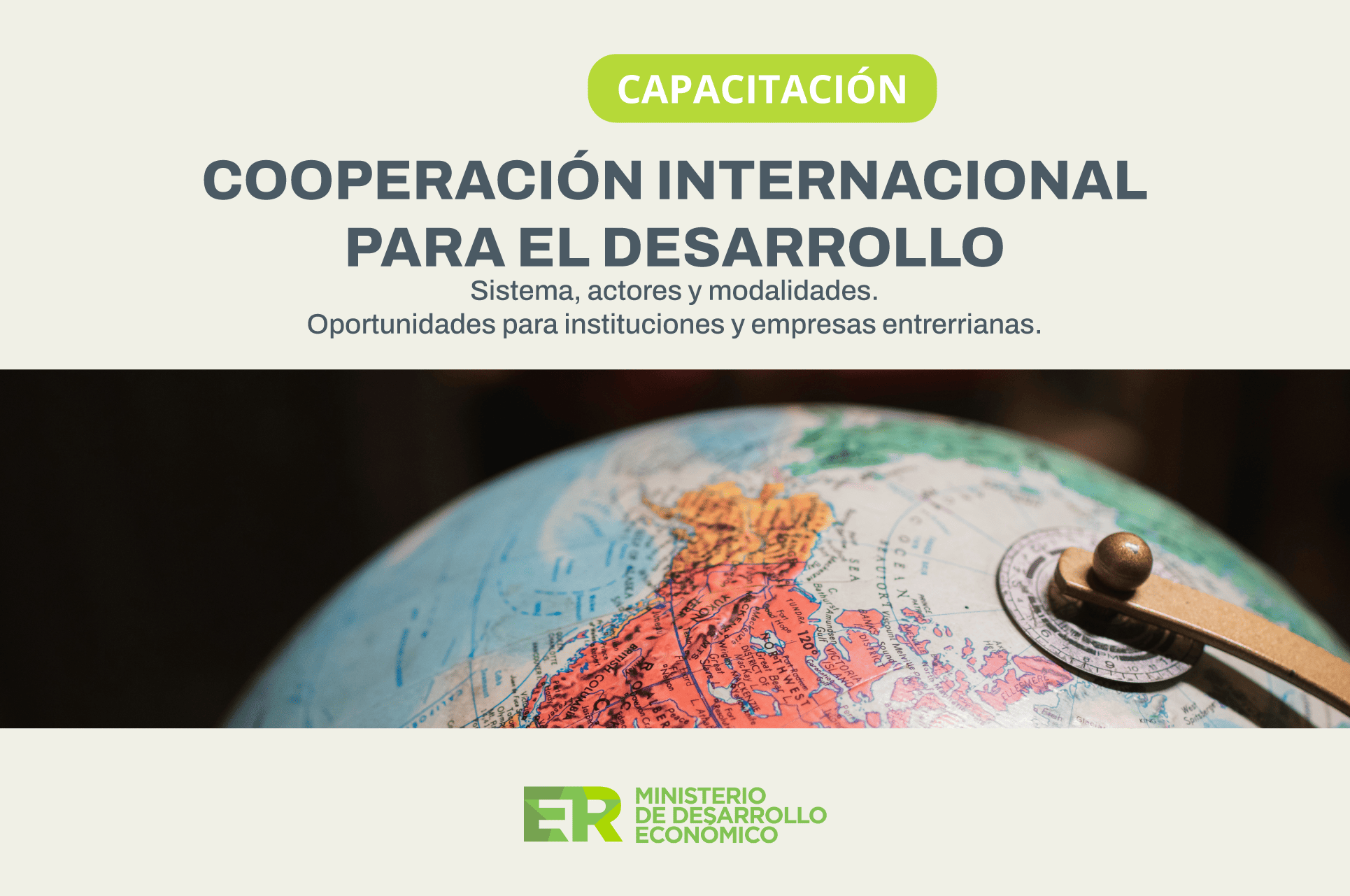 Capacitan sobre cooperación internacional para el desarrollo
