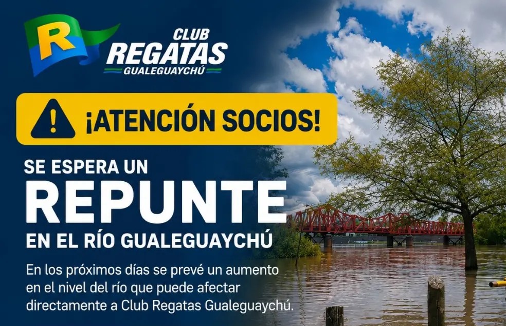 Imagen de noticia El Club Regatas pidió retirar las embarcaciones ante el pronóstico de crecida del río