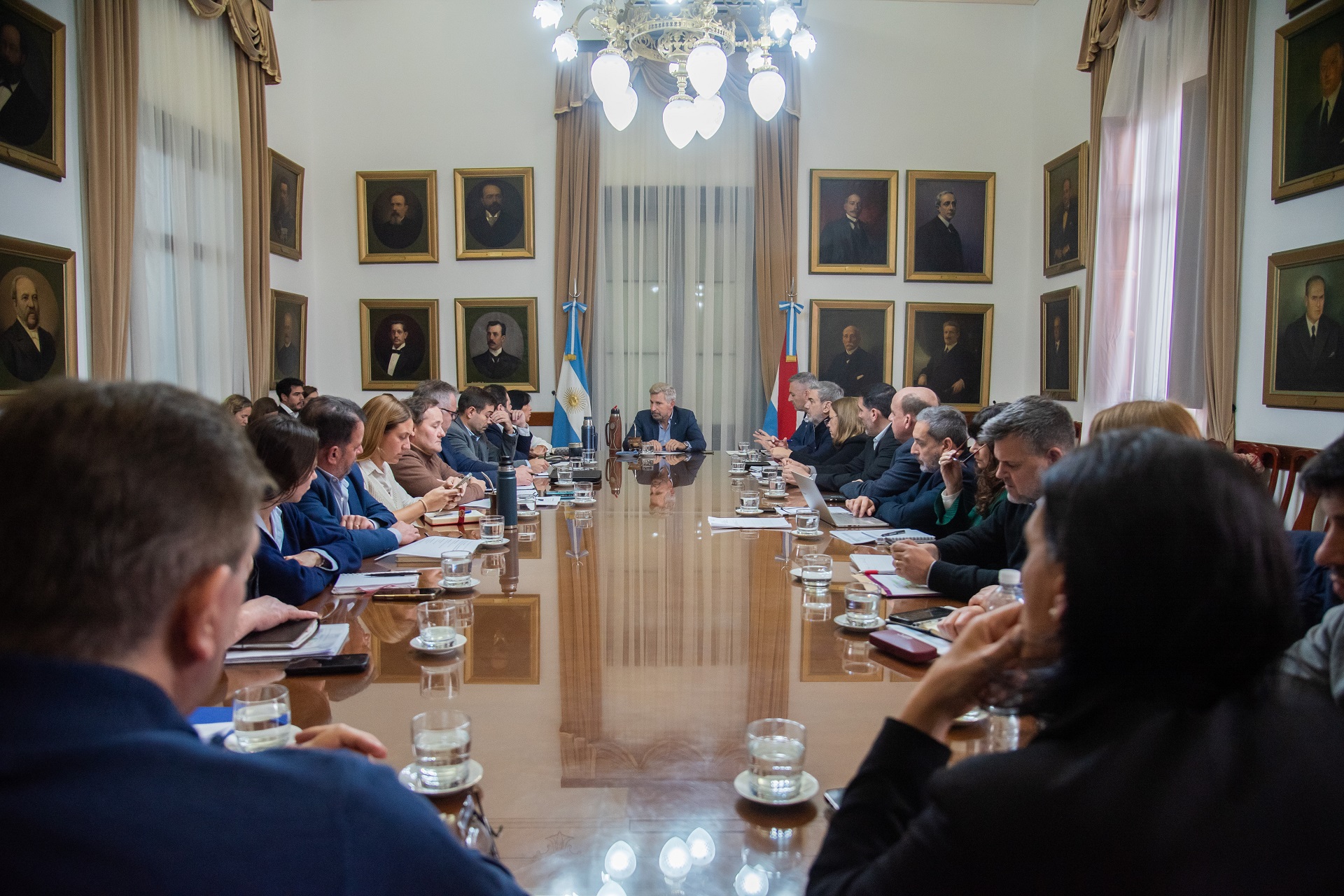 Imagen de noticia Se abordaron en reunión de gabinete acciones para la contingencia climática y el saneamiento de las cuentas previsionales