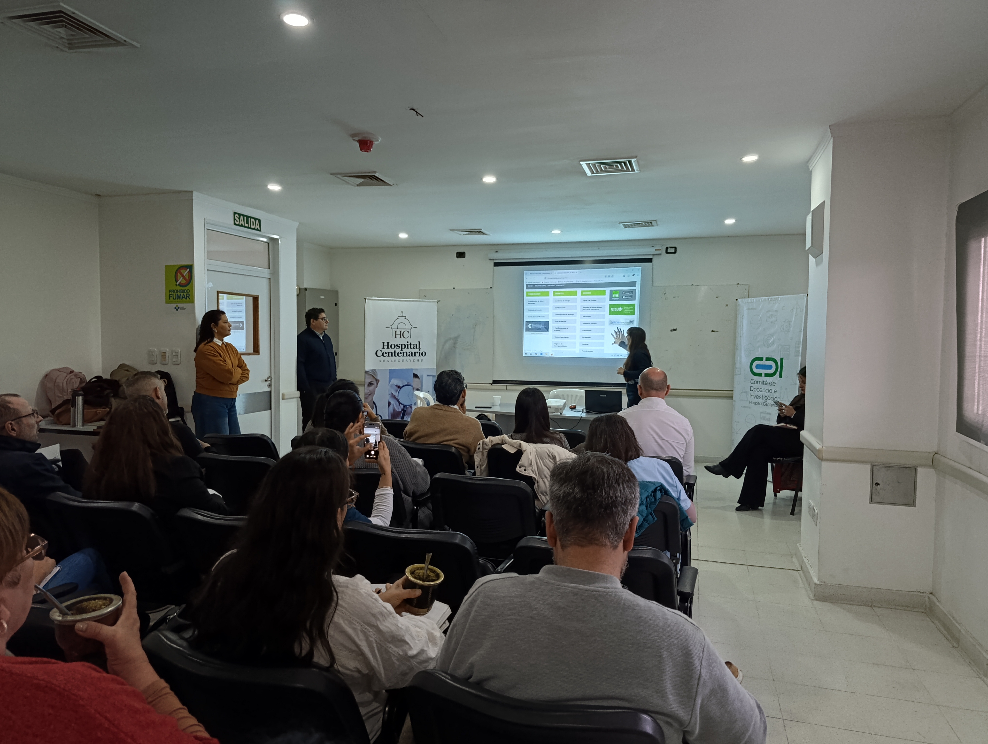 Imagen de noticia El Hospital Centenario avanza con la implementación del sistema digital para gestionar al personal