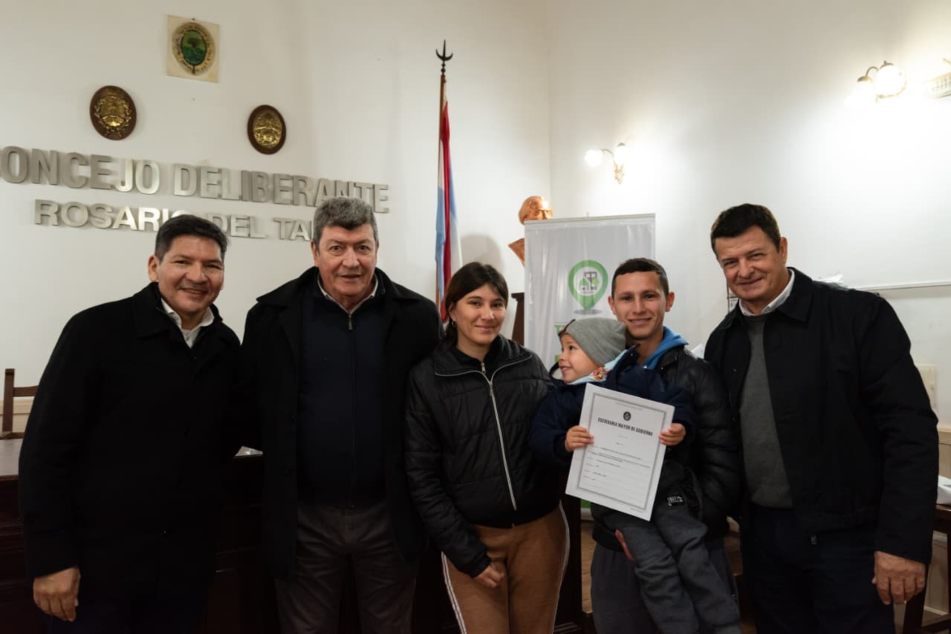 Imagen de noticia Se entregaron 109 escrituras de viviendas en Rosario del Tala, Gobernador Mansilla y Las Guachas