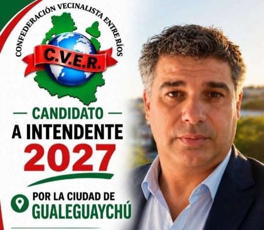 Imagen de noticia La Confederación Vecinalista Entre Ríos confirmó a Leonardo Bacigalupo como precandidato a intendente de Gualeguaychú
