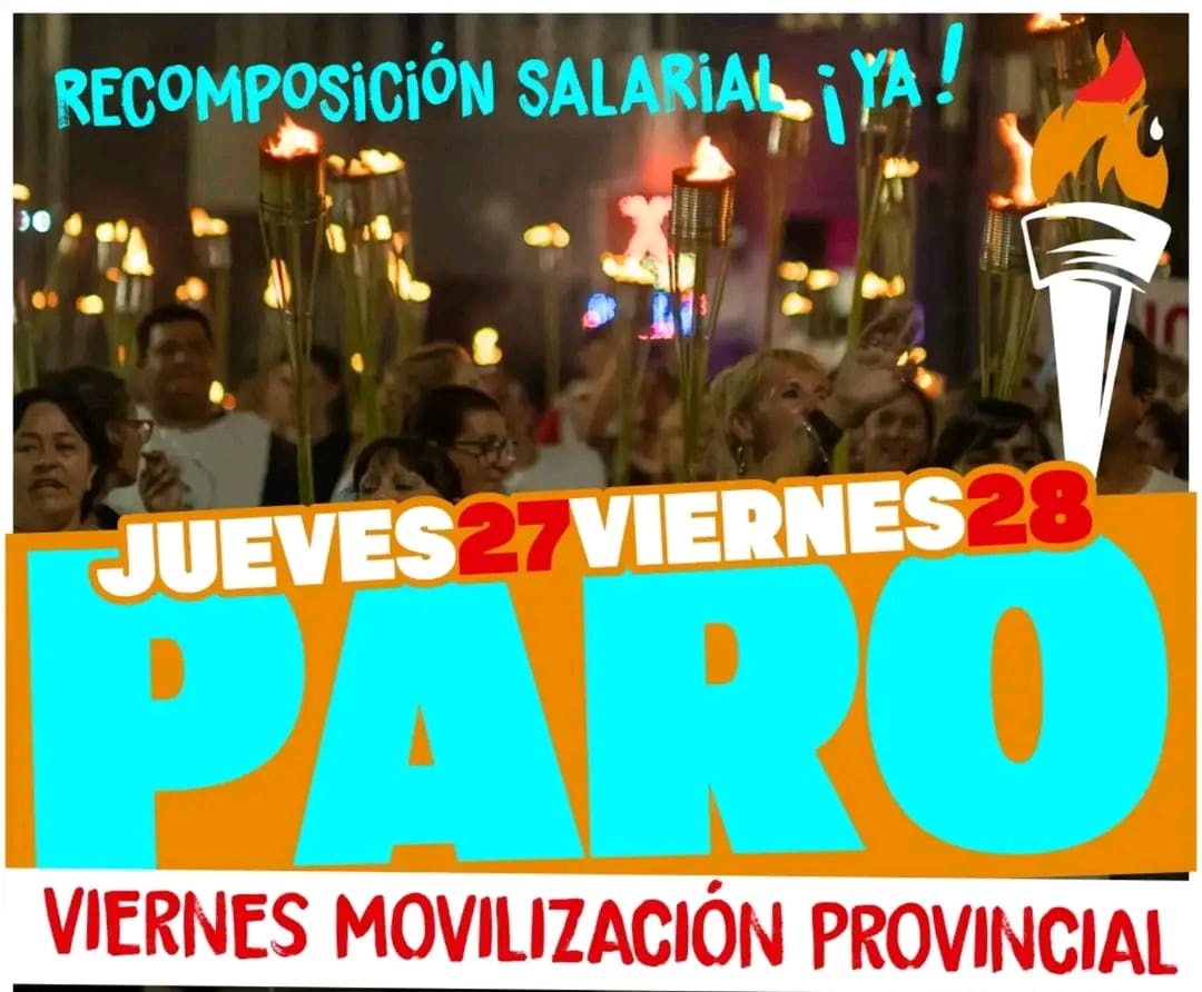 Imagen de noticia AGMER va al paro por 48 horas y reclama una recomposición salarial para la docencia entrerriana