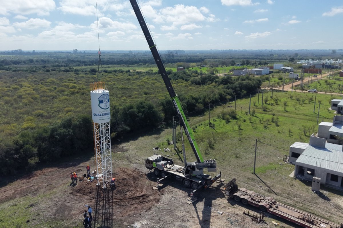 Imagen de noticia Nueva torre tanque de 20.000 litros para el Loteo Las Ramas