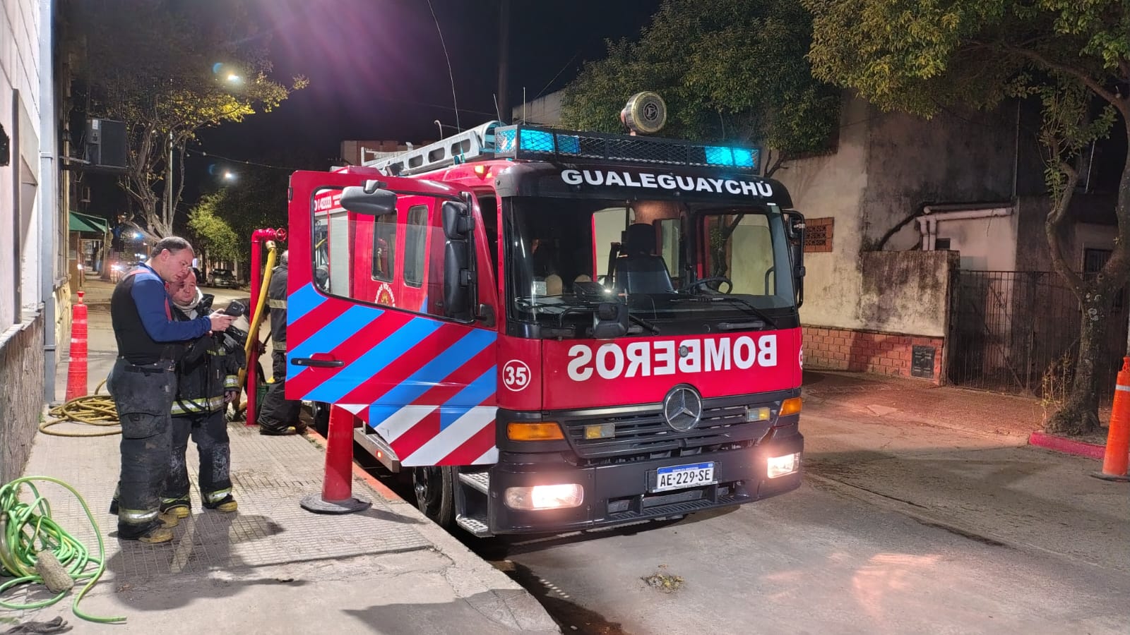 Imagen de noticia Se incendio un quincho que era utilizado como depósito de una panadería