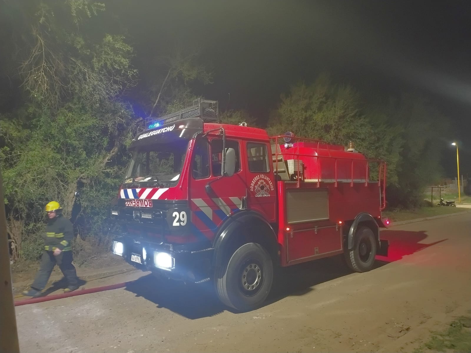 Imagen de noticia Un incendio de magnitud afectó una vivienda en la zona noreste de Gualeguaychú