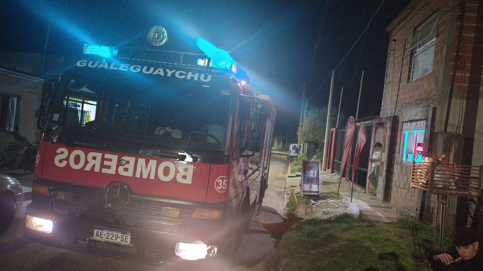 Imagen de noticia Principio de incendio en una vivienda de Guido Spano tras una falla en una garrafa