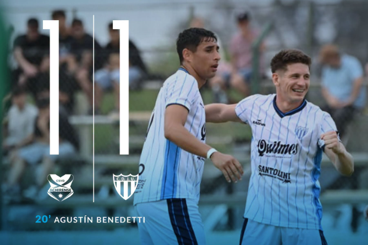 Imagen de noticia Juventud Unida empató 1 a 1 ante Achirense y mantiene el invicto