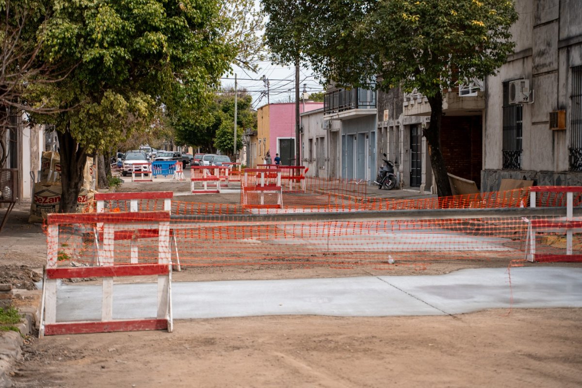 Avanza la reconstrucción integral de calle Andrade, entre Rucci y Aguado
