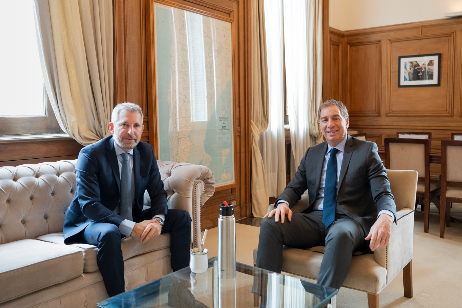 Imagen de noticia Frigerio se reunió con Santilli por el Presupuesto 2027 y obras clave para Entre Ríos