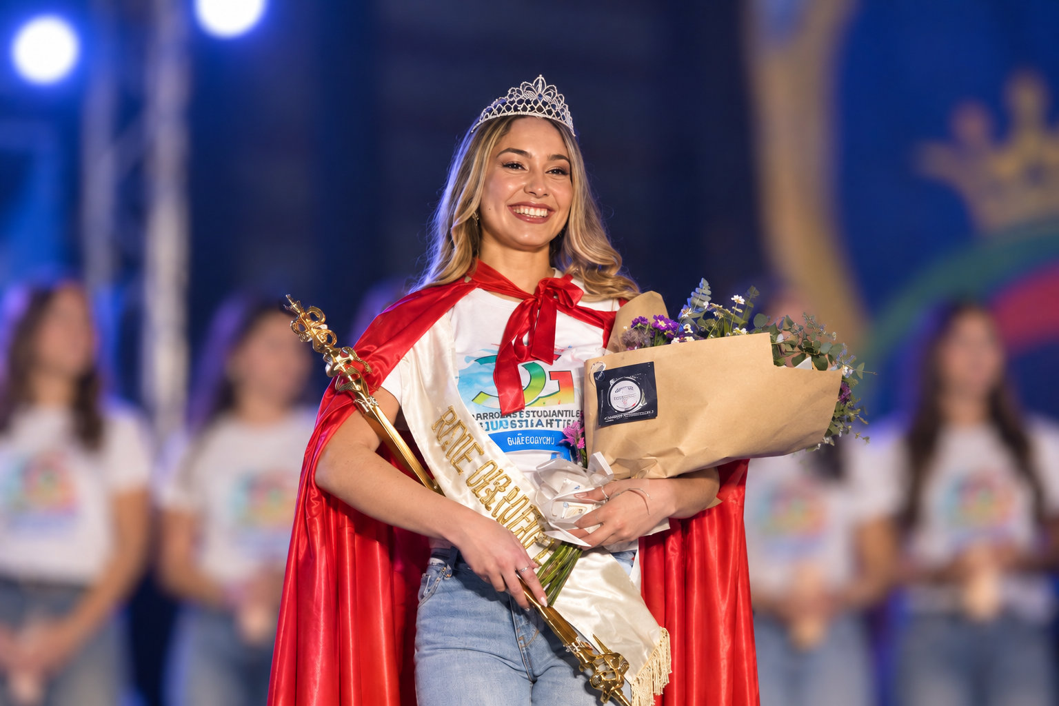 María Pía Farabello fue elegida reina de las Carrozas Estudiantiles 2026