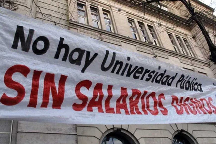 Imagen de noticia Docentes universitarios anunciaron un paro de hasta 72 horas para este miércoles