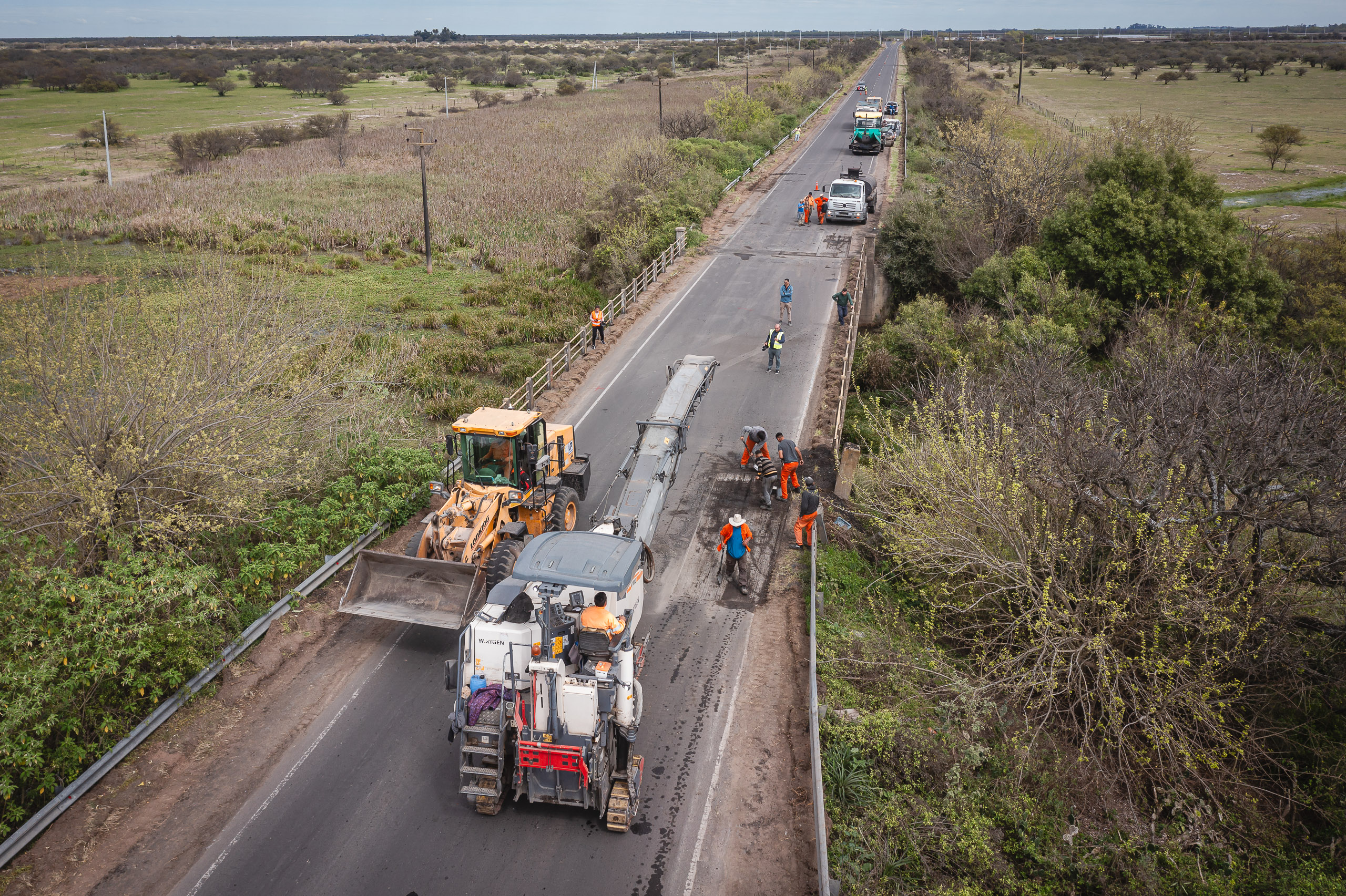 Imagen de noticia Más del 62 por ciento de avance en la mejora de seis rutas y un acceso