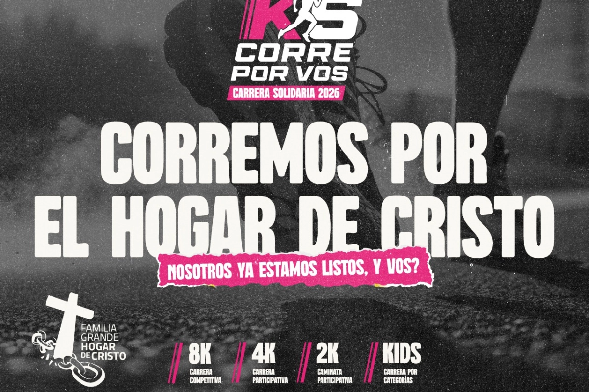 Imagen de noticia El Corsódromo será escenario de una carrera solidaria a beneficio del Hogar de Cristo