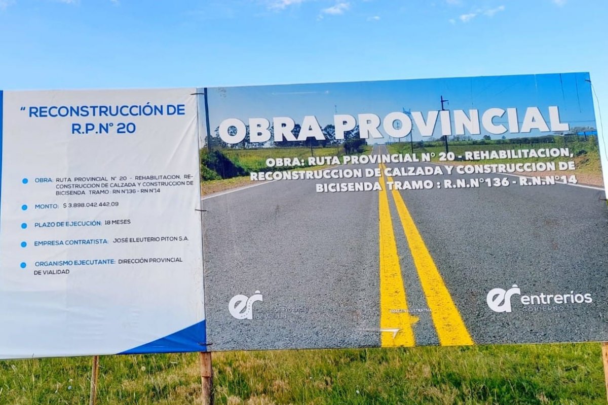 Imagen de noticia Las obras viales vinculadas a Gualeguaychú que quedaron bajo la lupa por las redeterminaciones